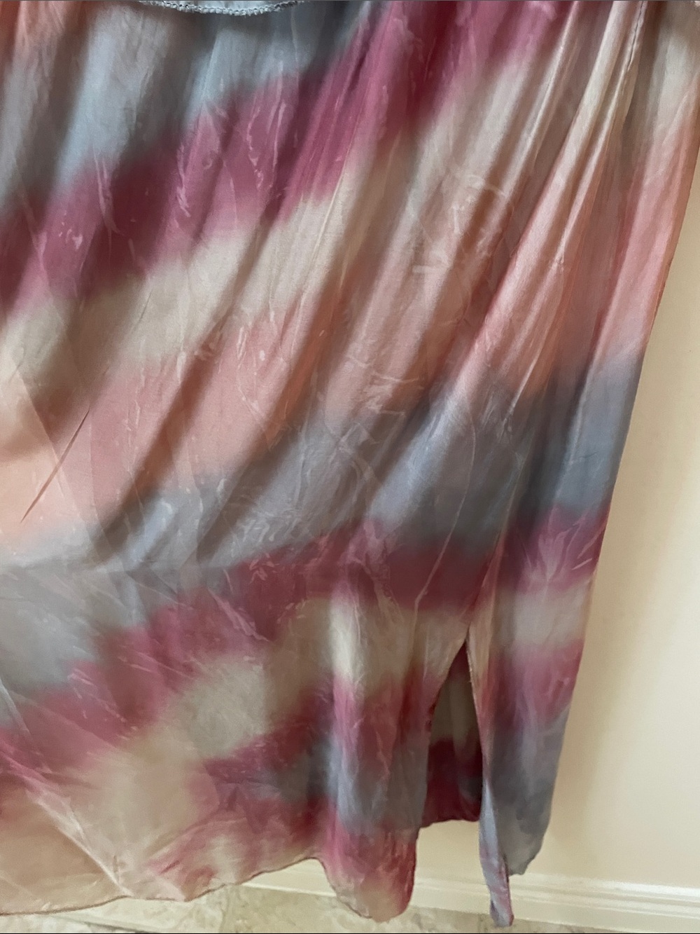 Made in Italy Layered Silk Dress - Picture 6 of 12
